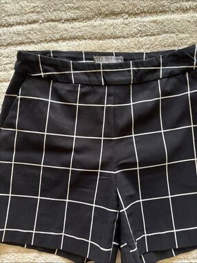 I love Tyler Madison Black Windowpane Shorts